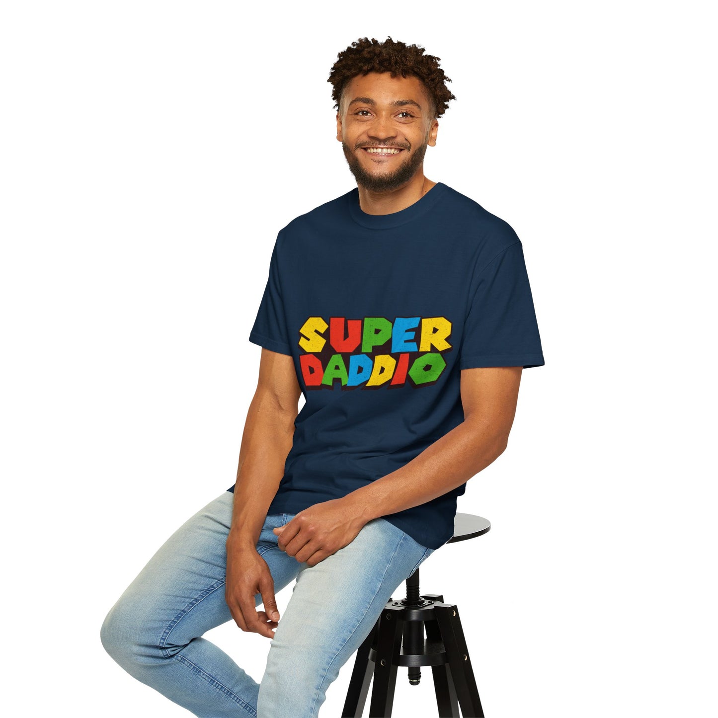 Super Daddio,  Men's Garment-Dyed T-shirt