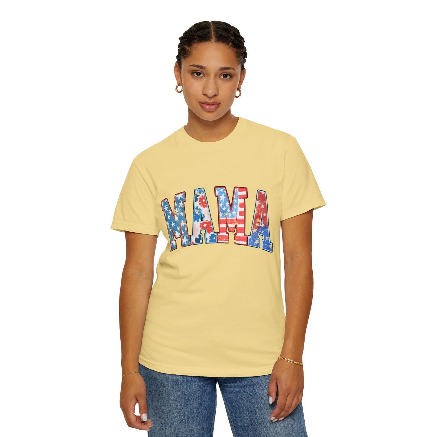 Mama America  Garment-Dyed T-shirt