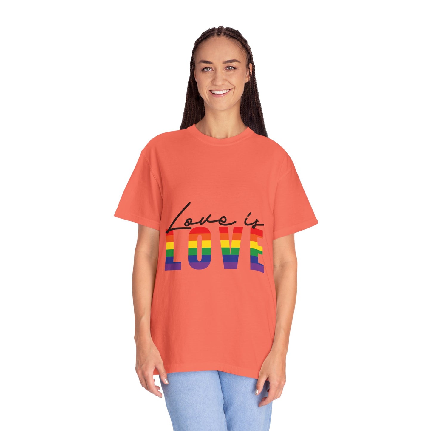 Love is Love, Unisex Garment-Dyed T-shirt