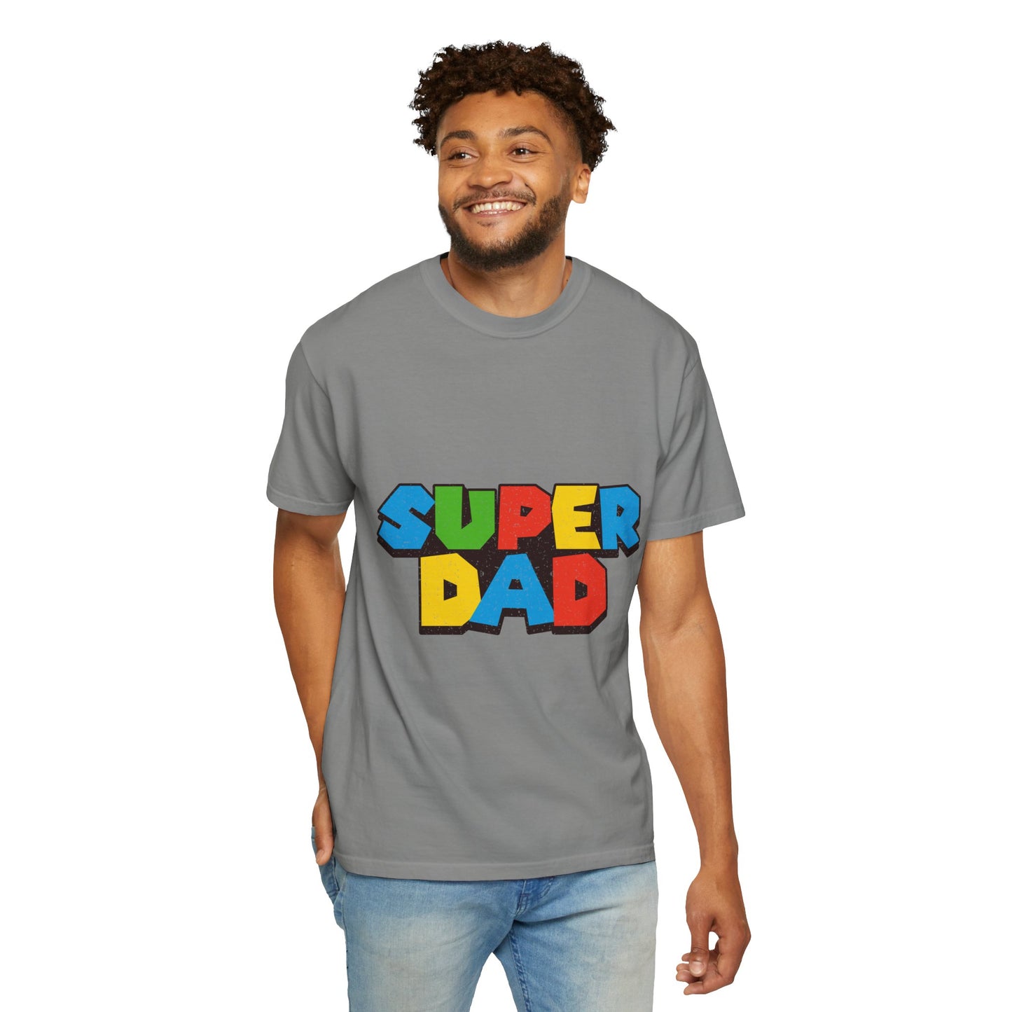 Super Dad Men's Garment-Dyed T-shirt