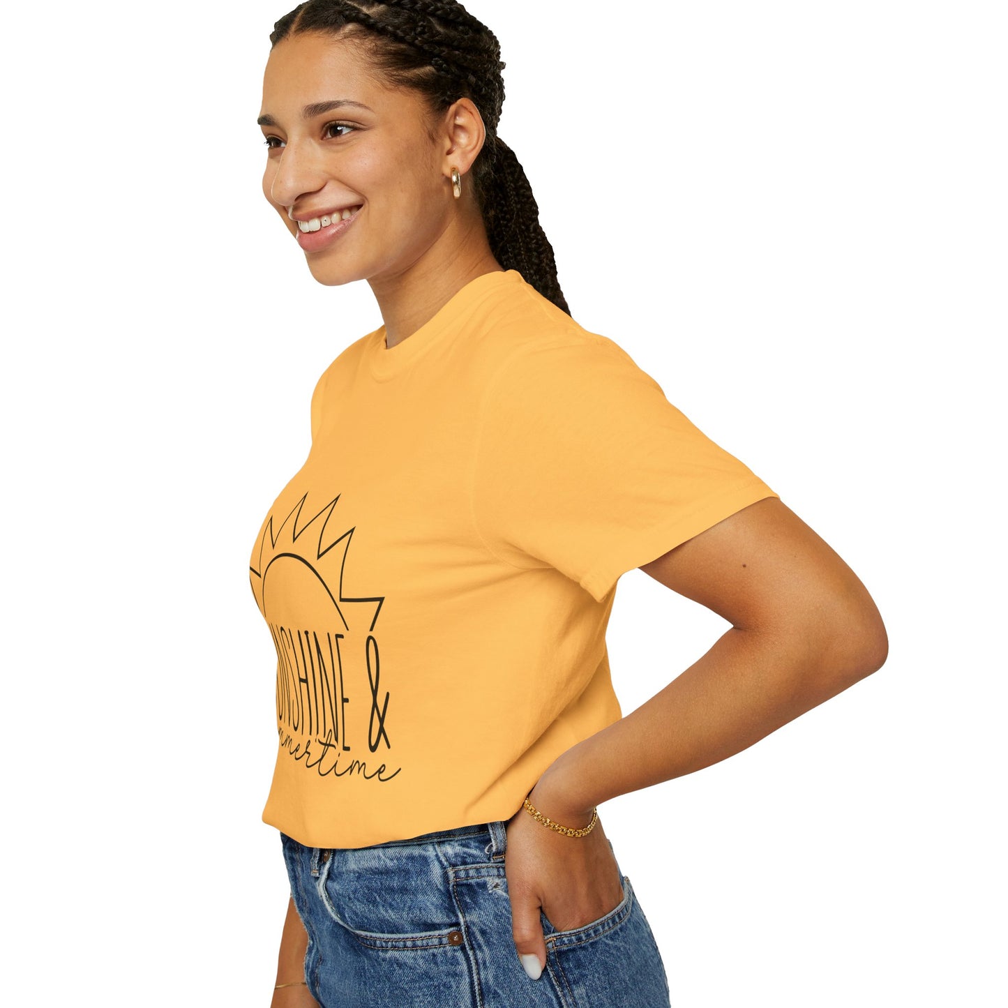 Sunshine & Summertime Unisex Garment-Dyed T-shirt