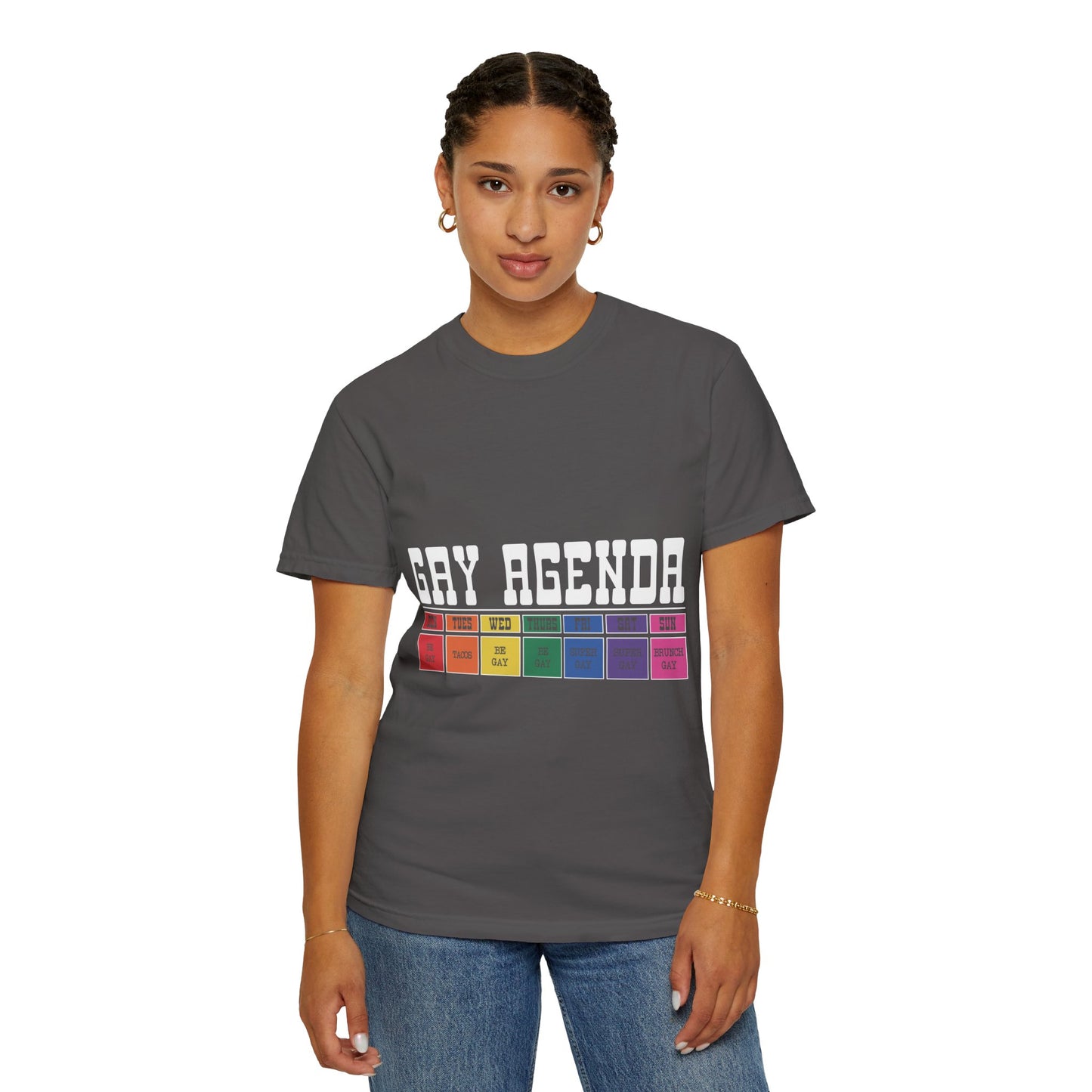 Gay Agenda Unisex Garment-Dyed T-shirt