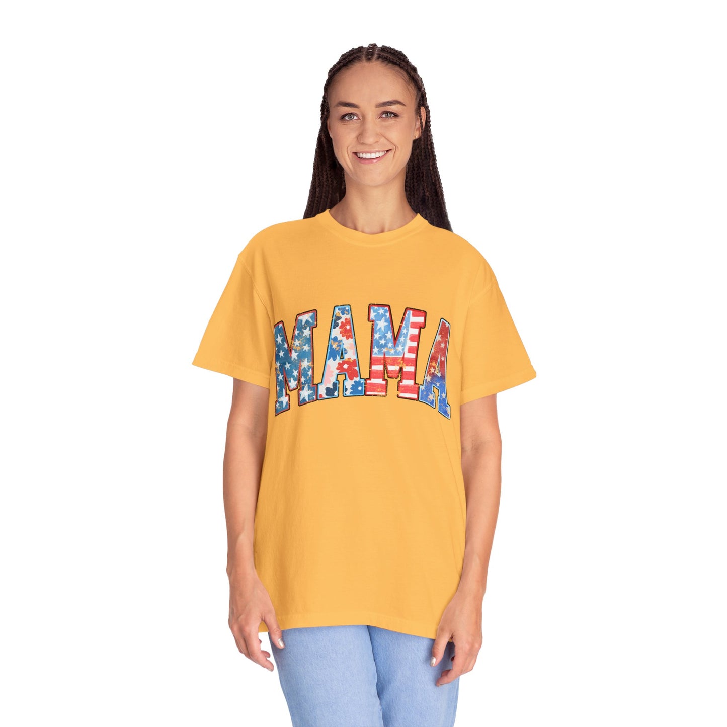 Mama America  Garment-Dyed T-shirt