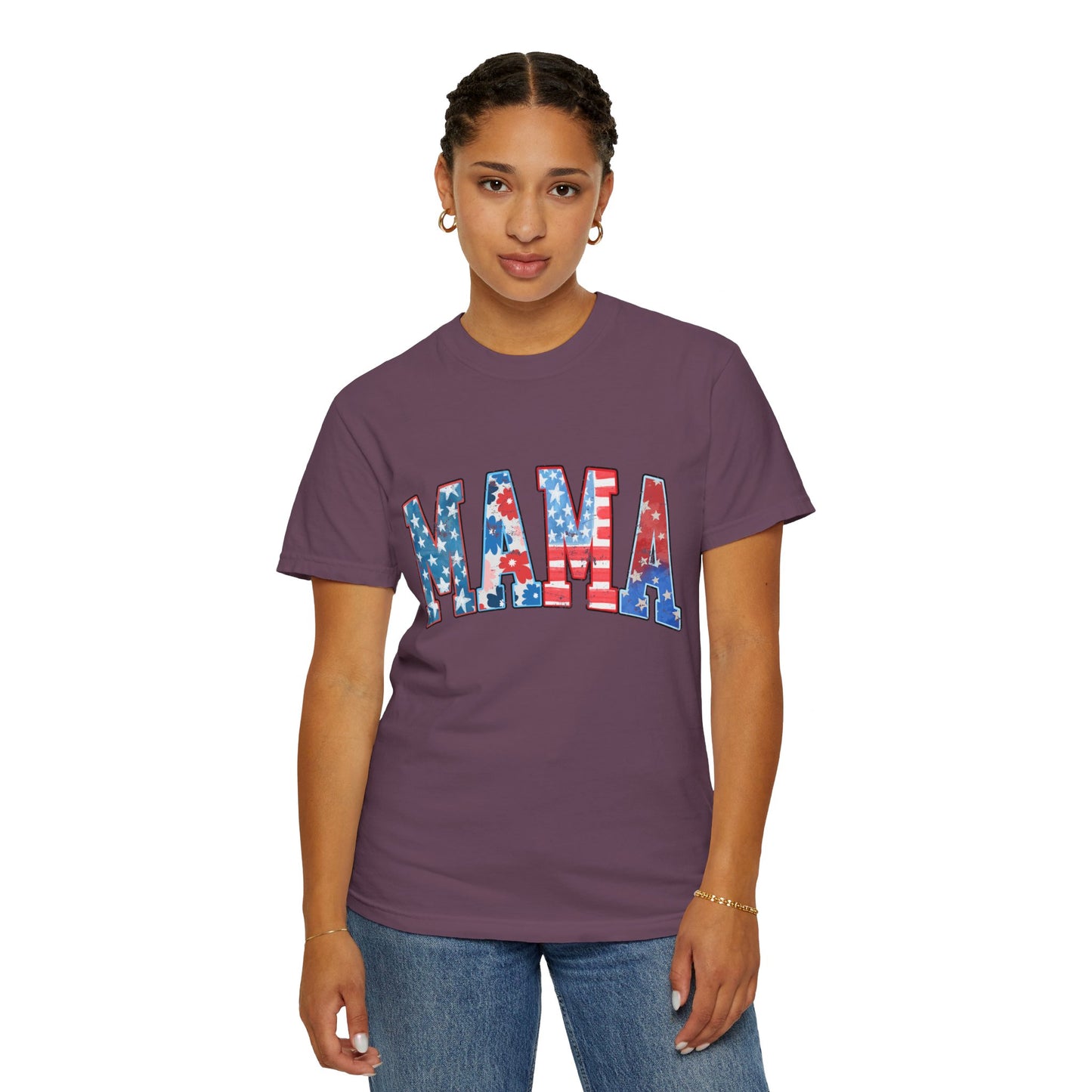 Mama America  Garment-Dyed T-shirt