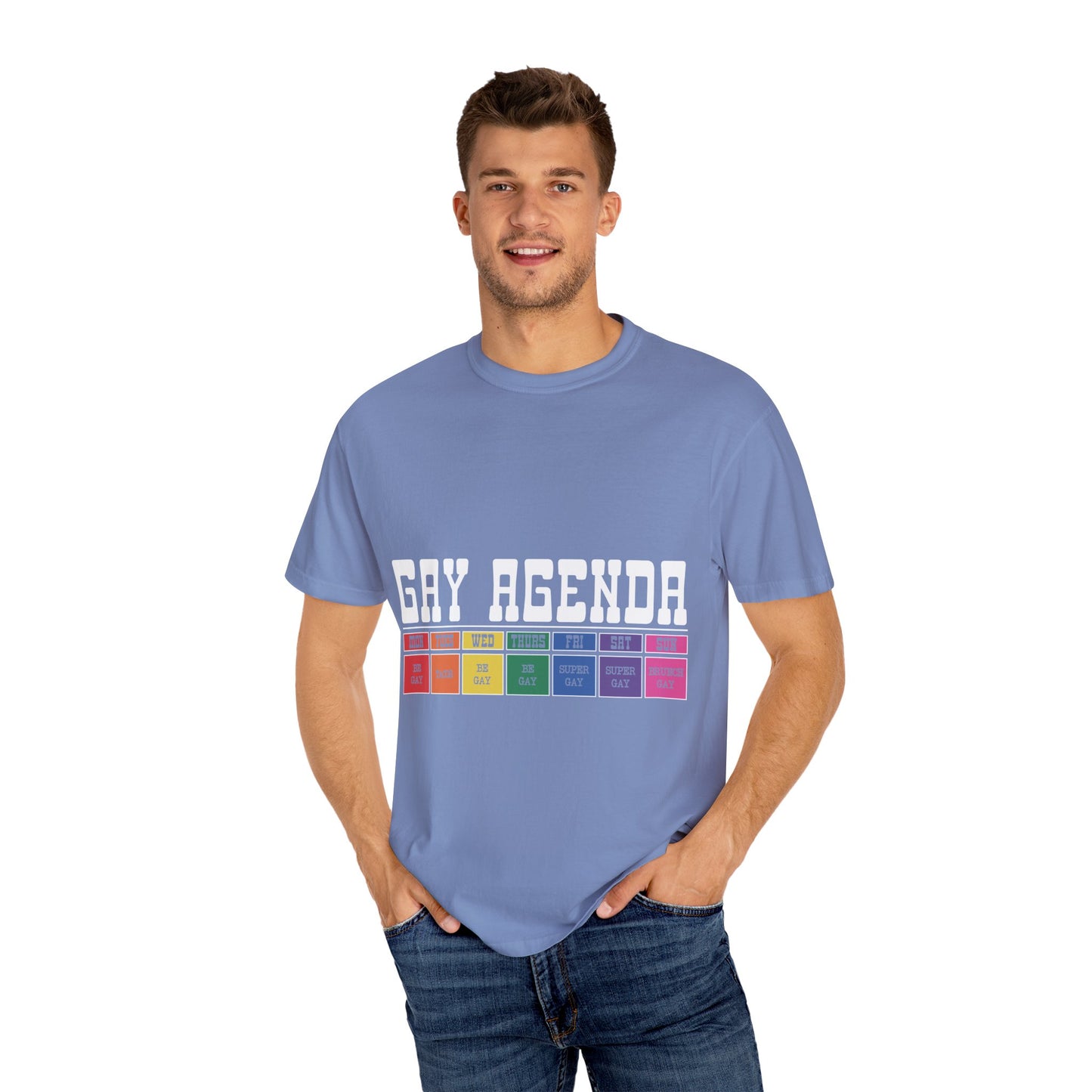 Gay Agenda Unisex Garment-Dyed T-shirt