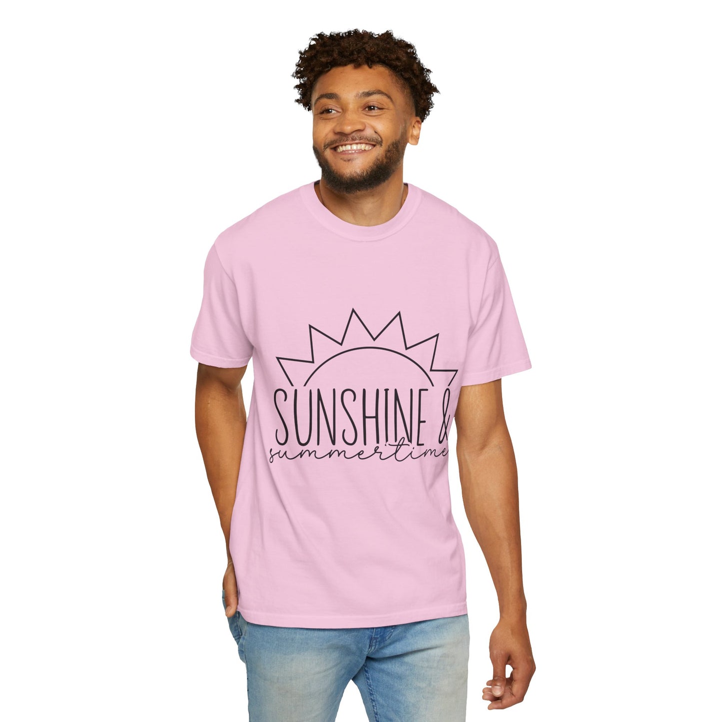 Sunshine & Summertime Unisex Garment-Dyed T-shirt