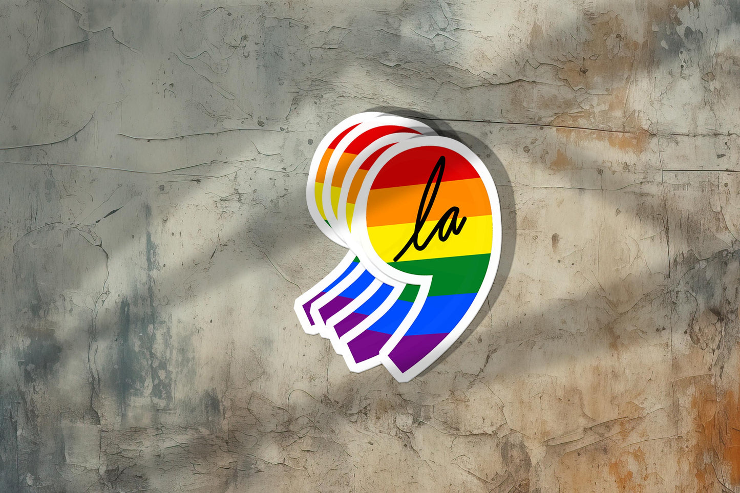 Harris 2024 Vinyl Sticker - Rainbow 'LA