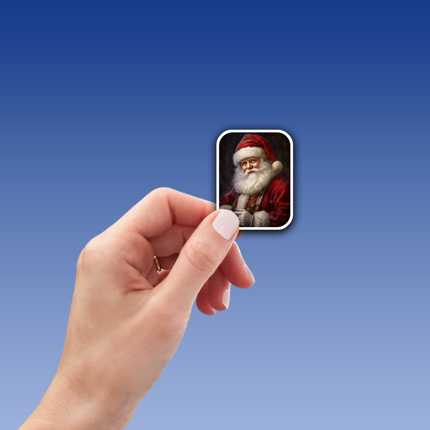 Santa Claus Vinyl Sticker - Bring the Magic of Christmas Anywhere