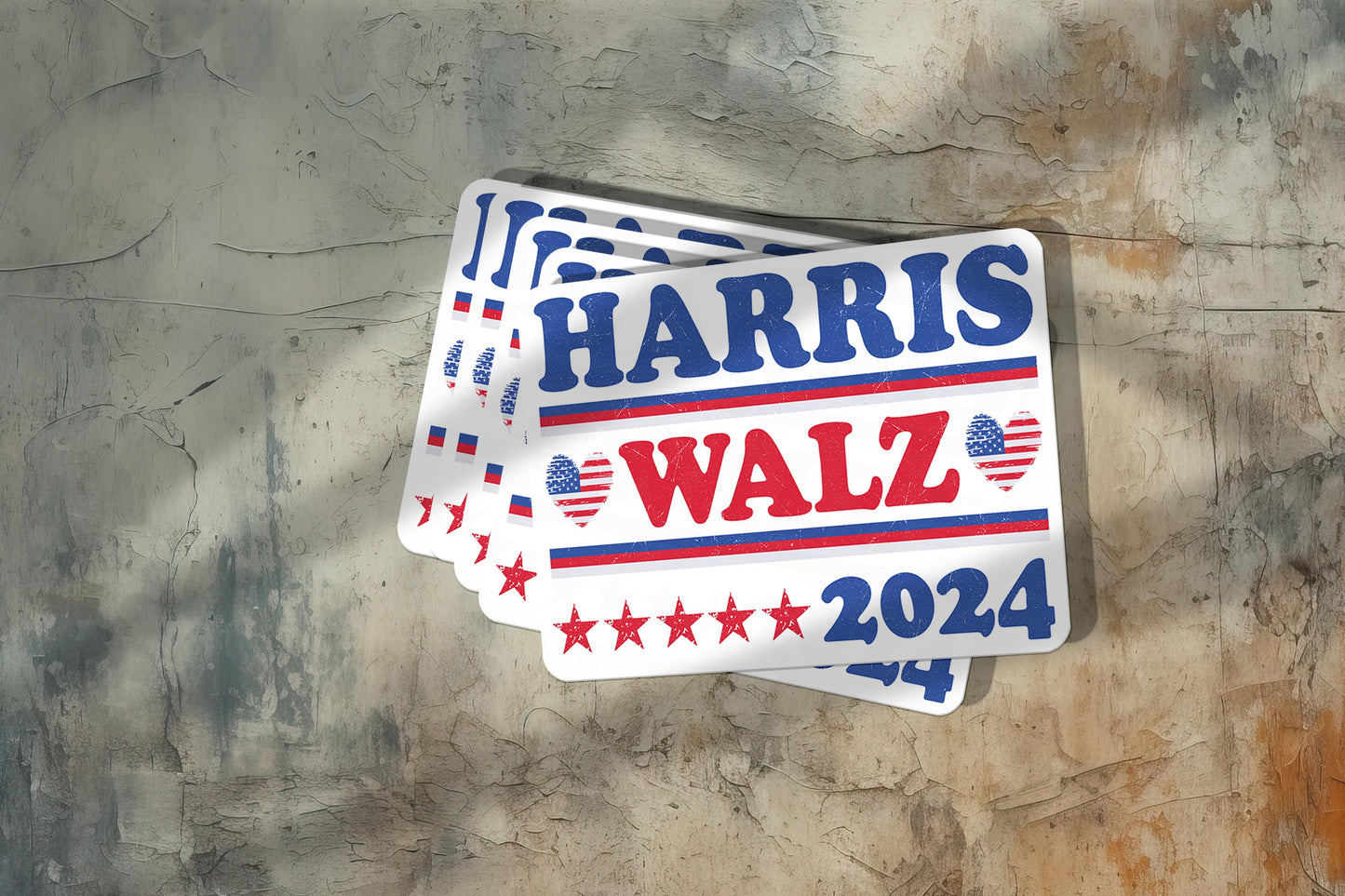 Harris Walz 2024 Vinyl Sticker