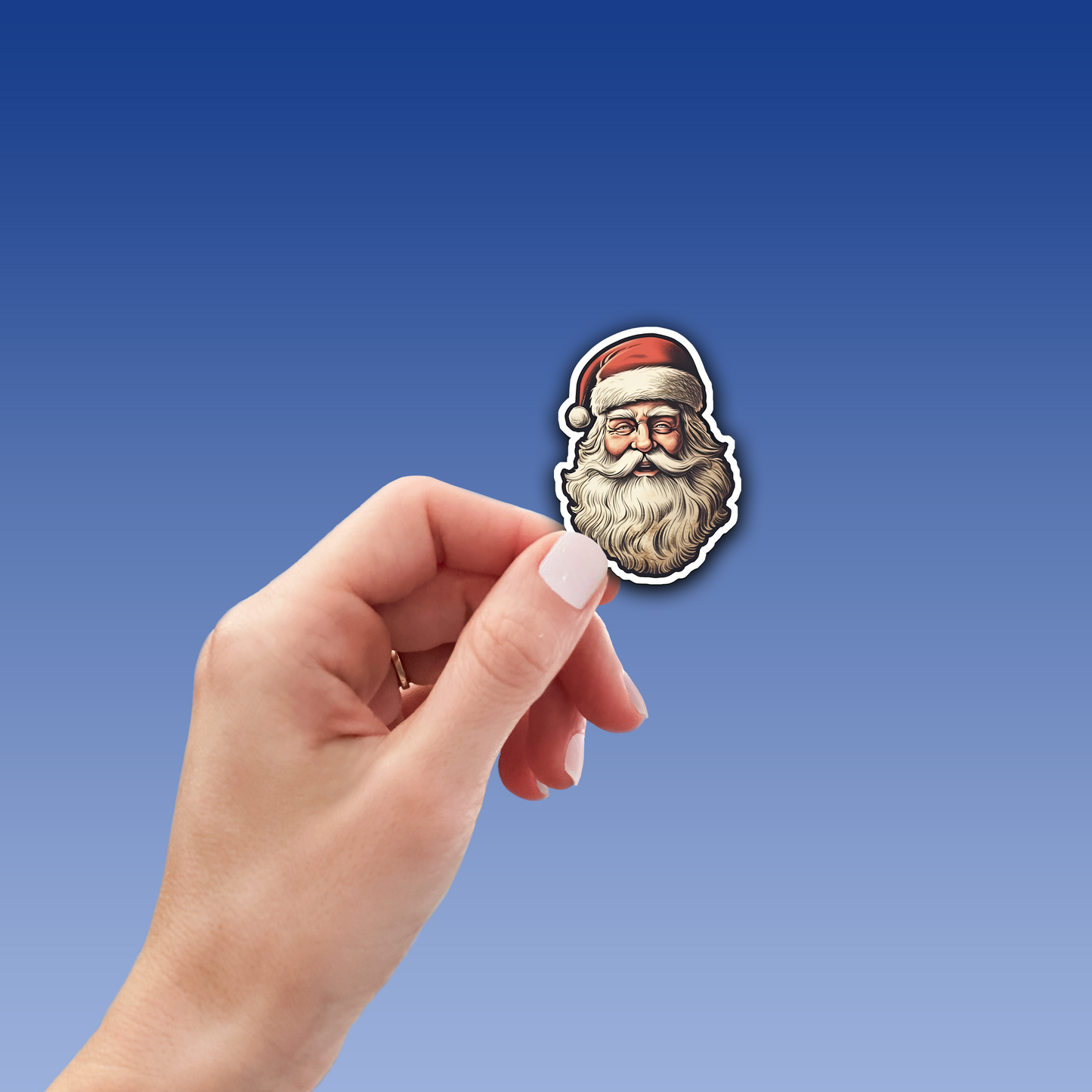 Santa Claus Vinyl Sticker - Bring the Magic of Christmas Anywhere