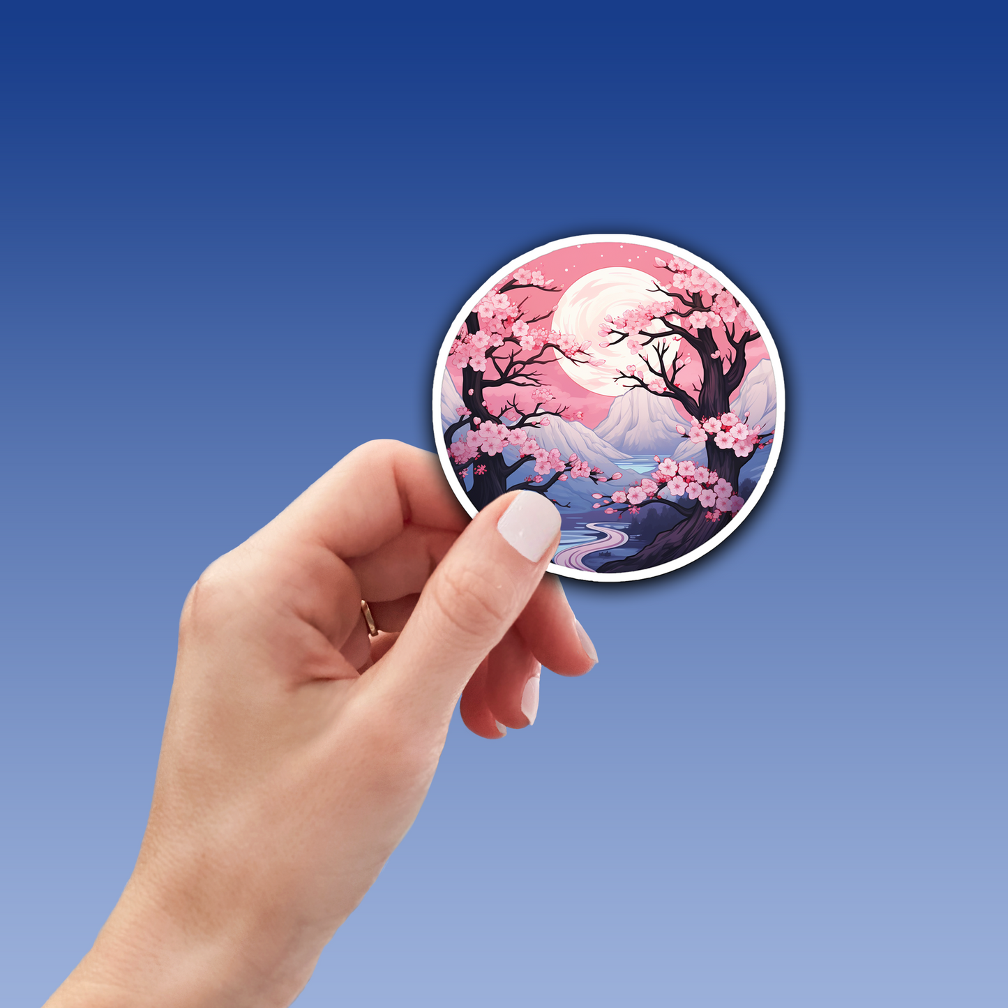 Cherry Blossom Vinyl Sticker - Embrace Nature's Beauty Anywhere You Go!