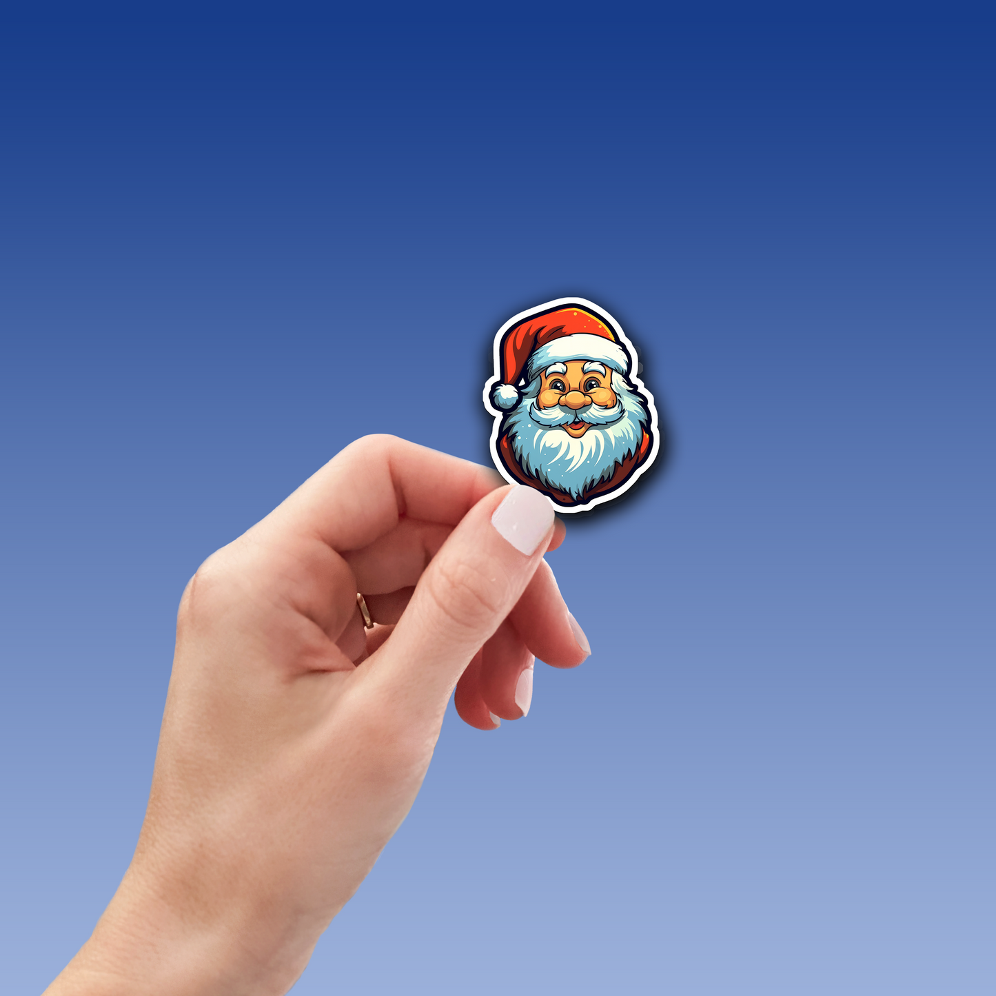 Santa Claus Vinyl Sticker - Bring the Magic of Christmas Anywhere