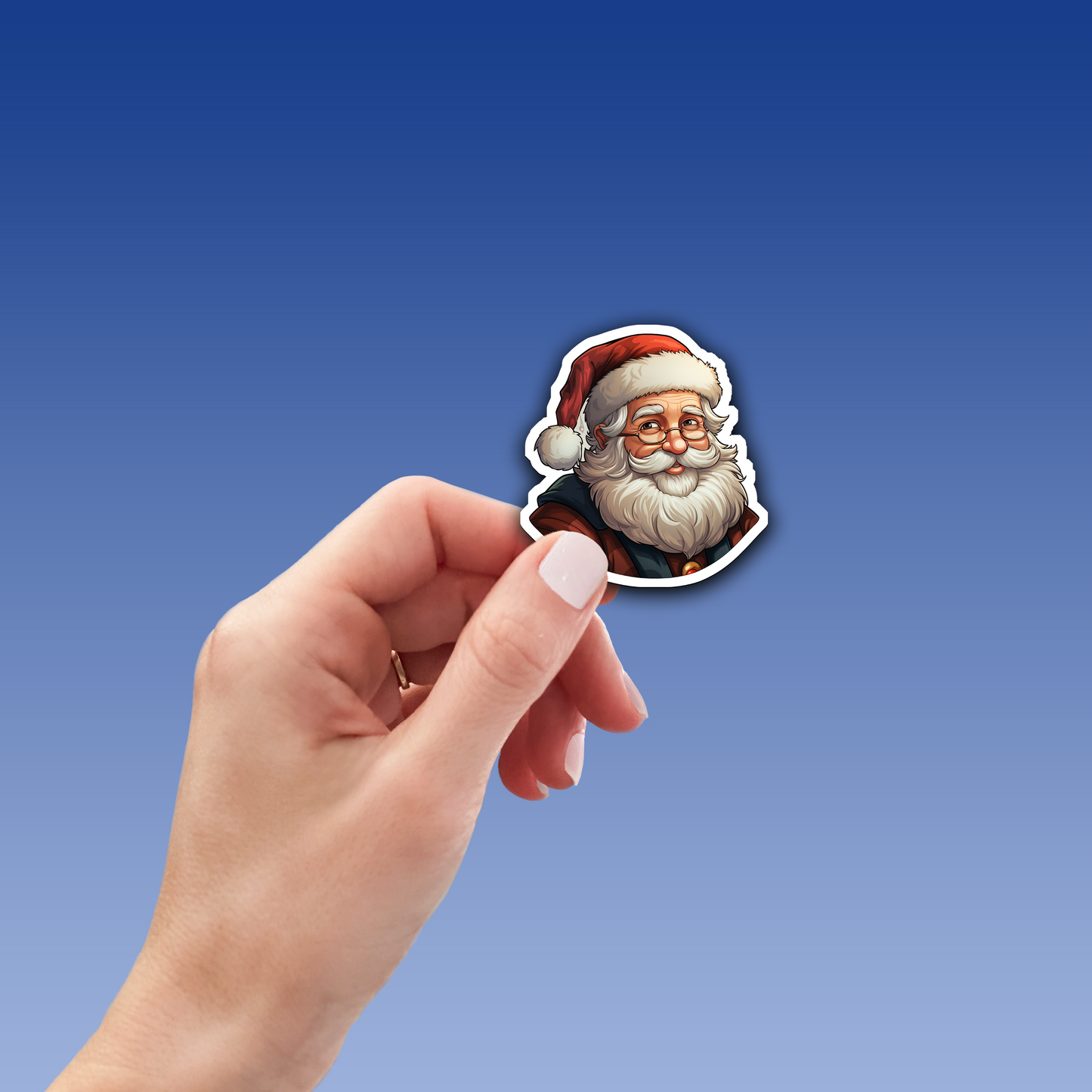 Santa Claus Vinyl Sticker - Bring the Magic of Christmas Anywhere