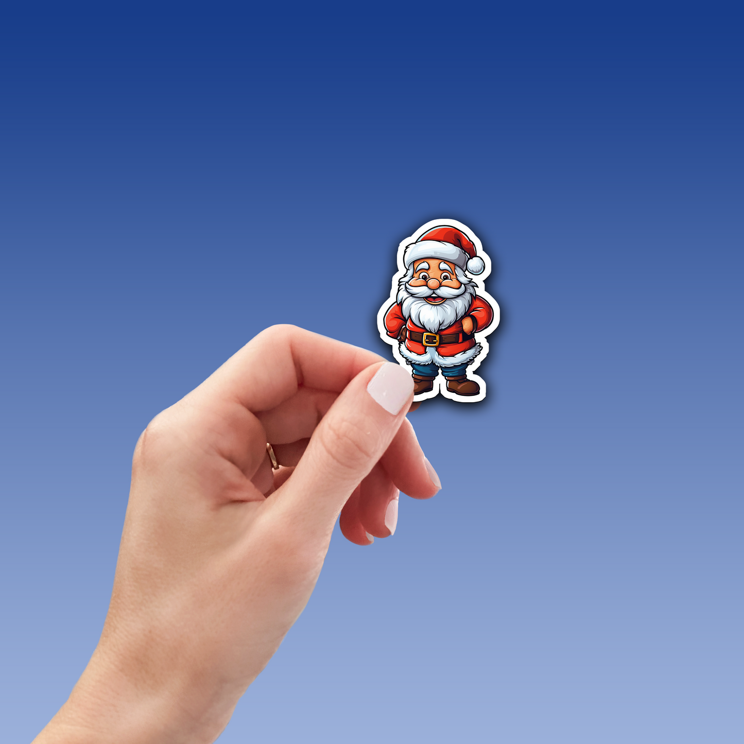 Santa Claus Vinyl Sticker - Bring the Magic of Christmas Anywhere