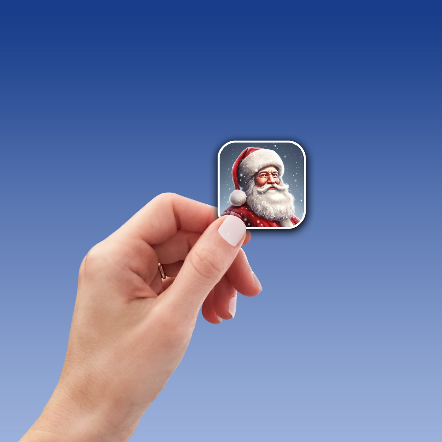 Santa Claus Vinyl Sticker - Bring the Magic of Christmas Anywhere