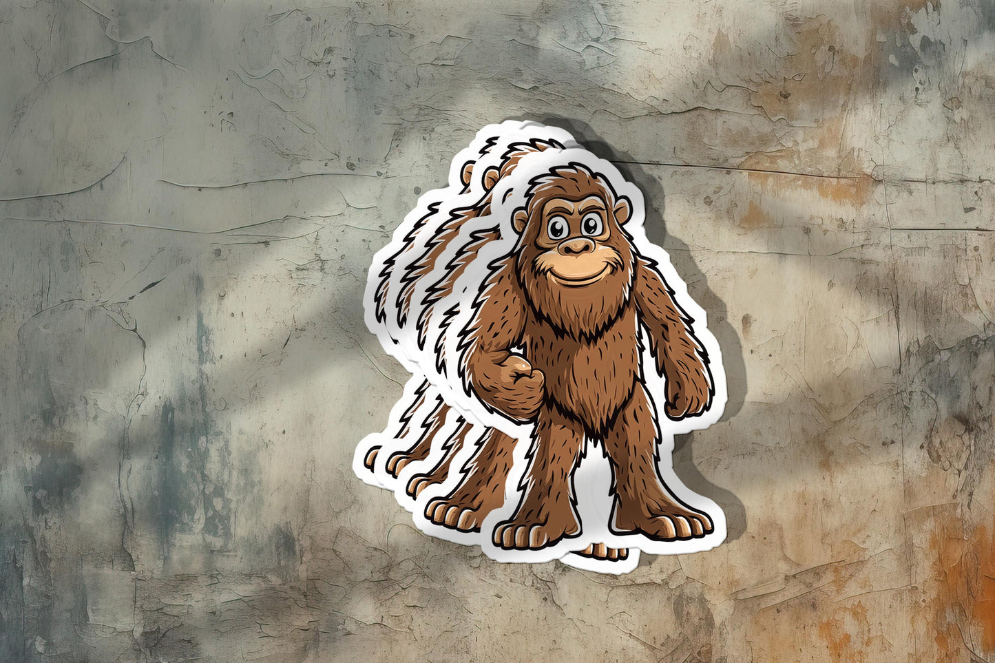 Adorable Bigfoot Vinyl Sticker - Add a Touch of Cryptid Charm!