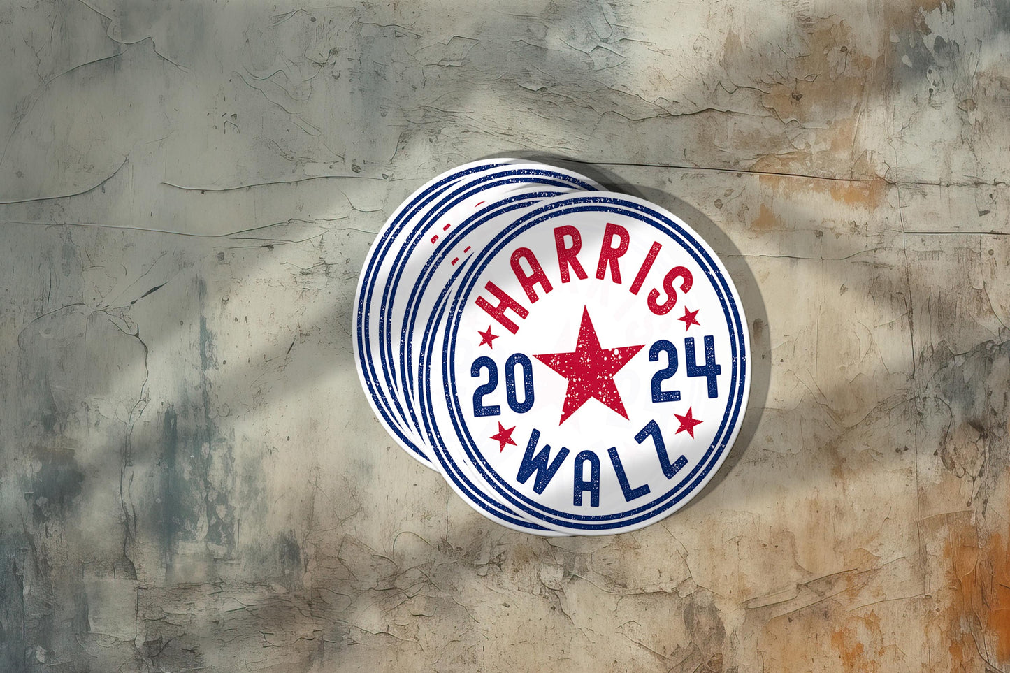 Harris Walz 2024 Vinyl Sticker - Durable and Weatherproof