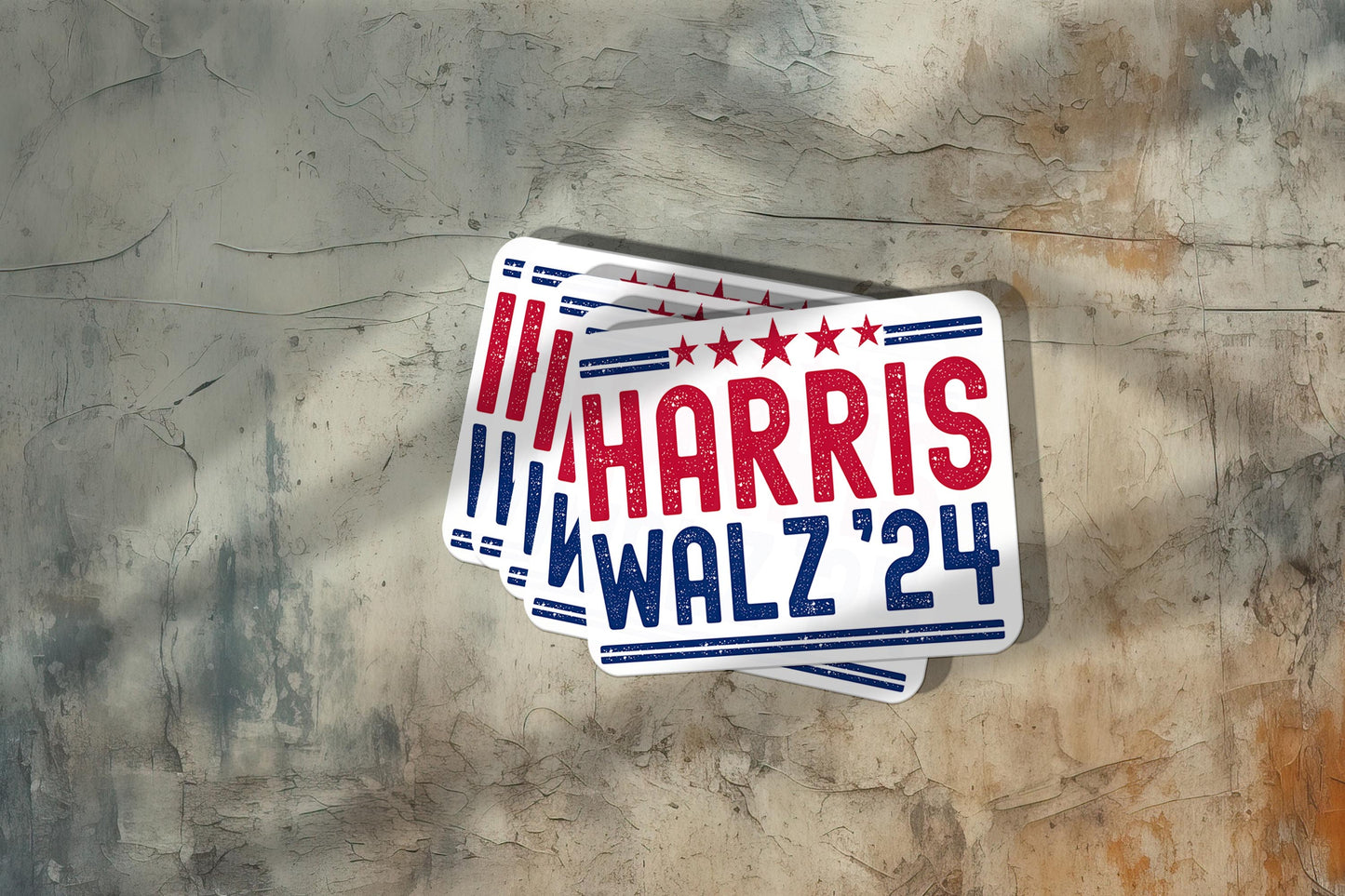 Harris Walz 2024 Vinyl Sticker - Durable and Weatherproof