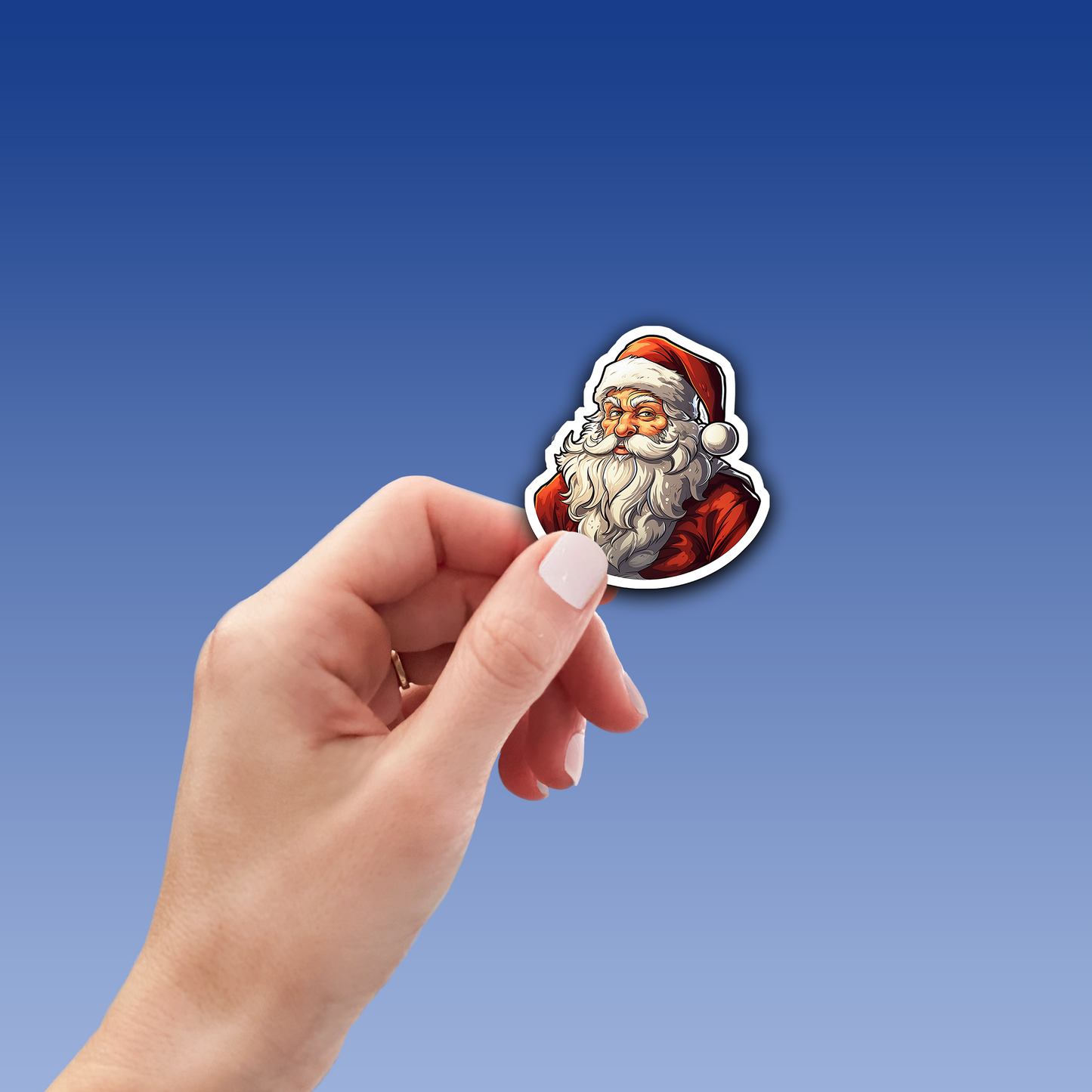 Santa Claus Vinyl Sticker - Bring the Magic of Christmas Anywhere