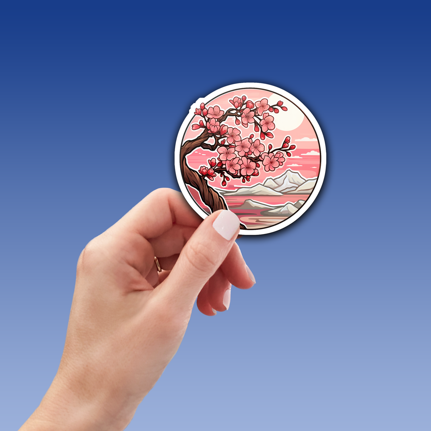 Copy of Cherry Blossom Vinyl Sticker - Embrace Nature's Beauty Anywhere You Go!