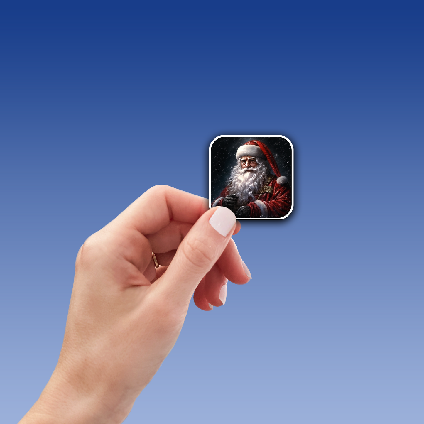 Santa Claus Vinyl Sticker - Bring the Magic of Christmas Anywhere