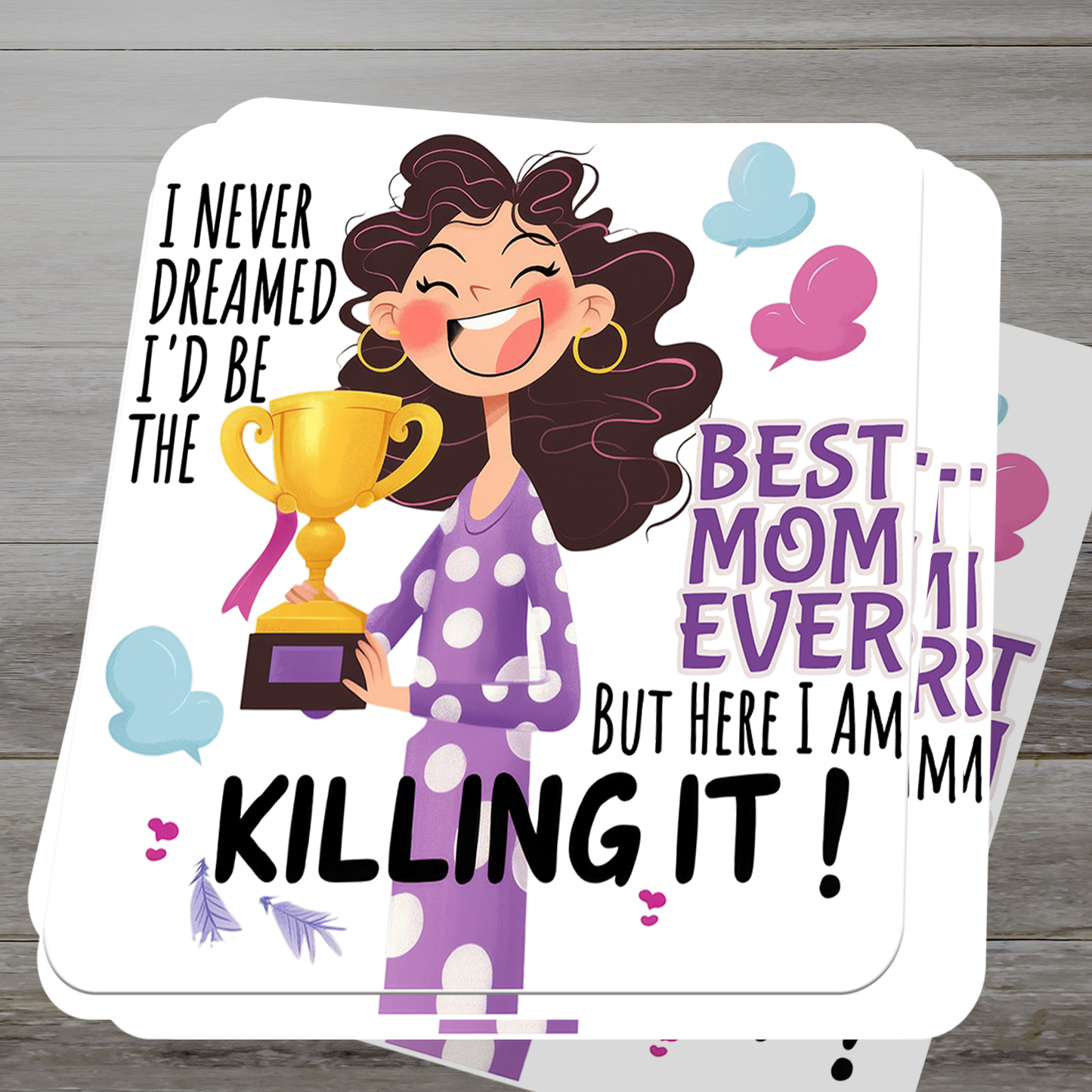 Mom Killing it Vinyl Sticker