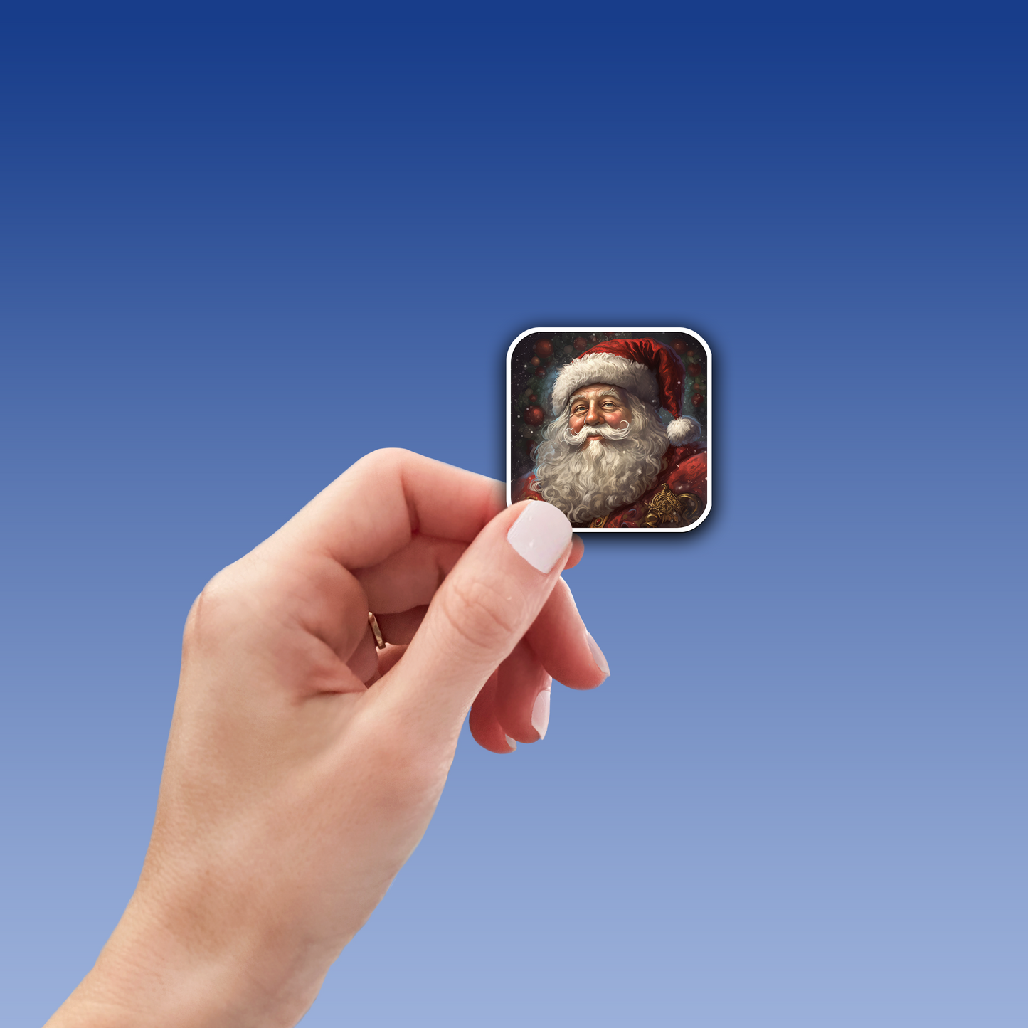 Santa Claus Vinyl Sticker - Bring the Magic of Christmas Anywhere