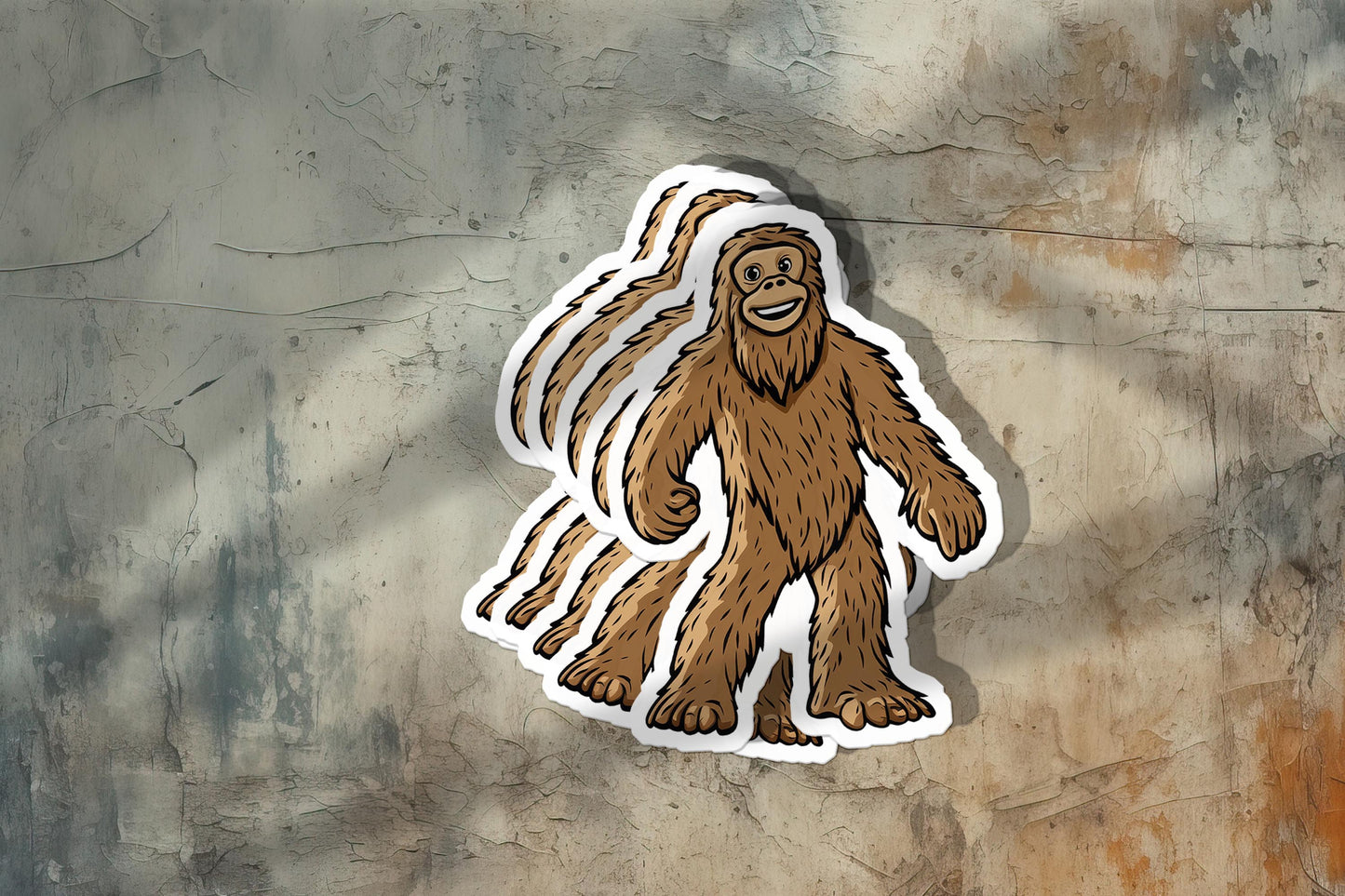 Adorable Bigfoot Vinyl Sticker - Add a Touch of Cryptid Charm!