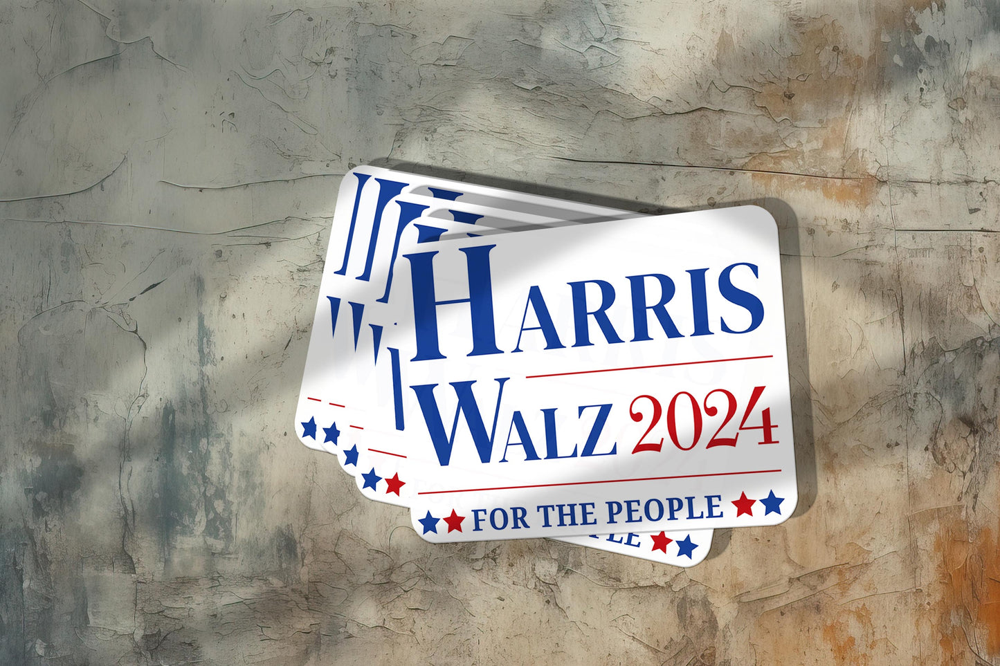 Harris Walz 2024 Vinyl Sticker - Durable and Weatherproof