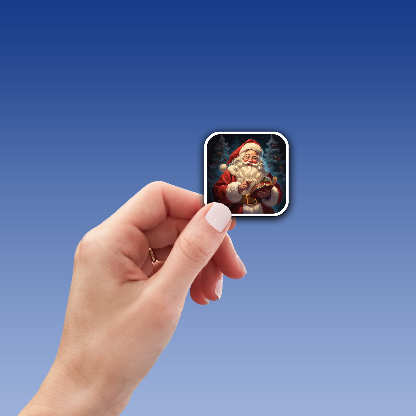 Santa Claus Vinyl Sticker - Bring the Magic of Christmas Anywhere