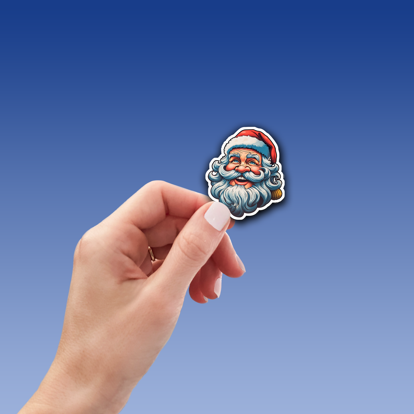 Santa Claus Vinyl Sticker - Bring the Magic of Christmas Anywhere