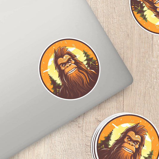 Bigfoot Portrait Sticker