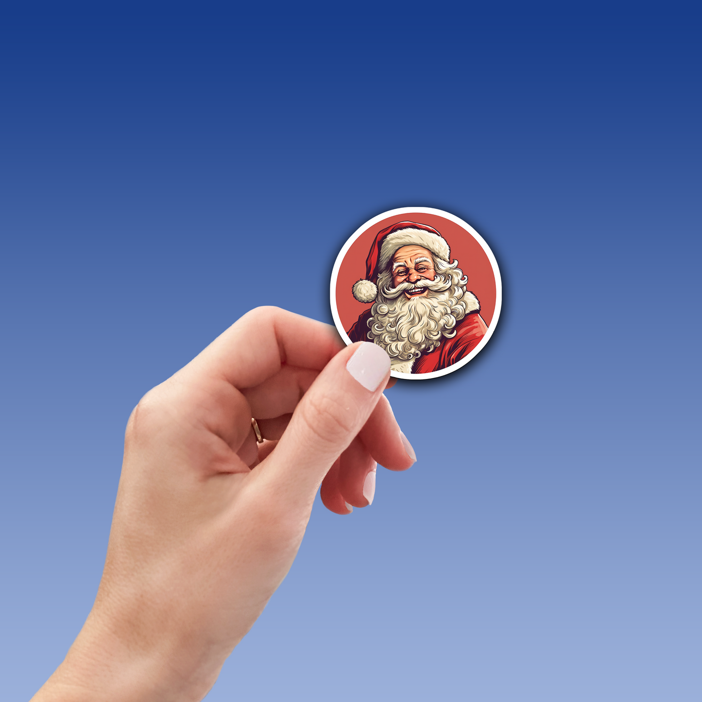 Santa Claus Vinyl Sticker - Bring the Magic of Christmas Anywhere