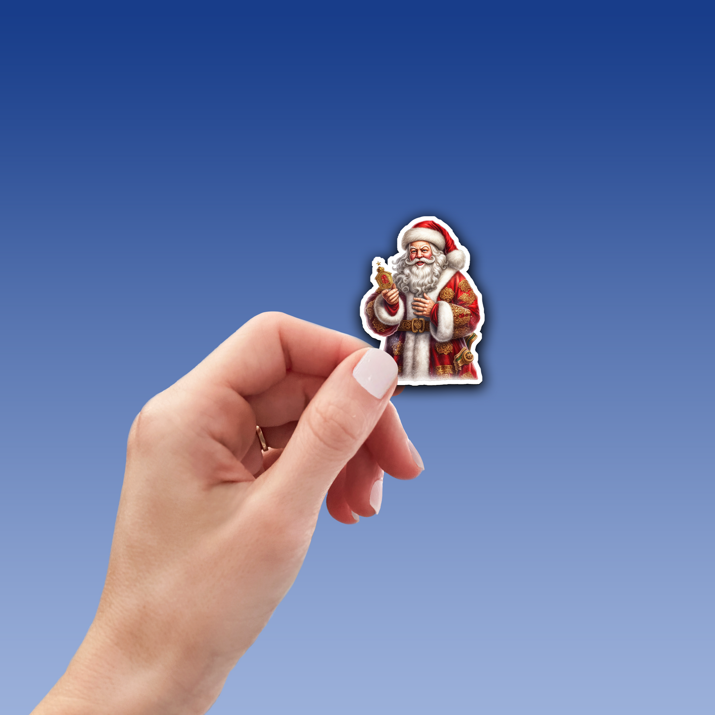 Santa Claus Vinyl Sticker - Bring the Magic of Christmas Anywhere