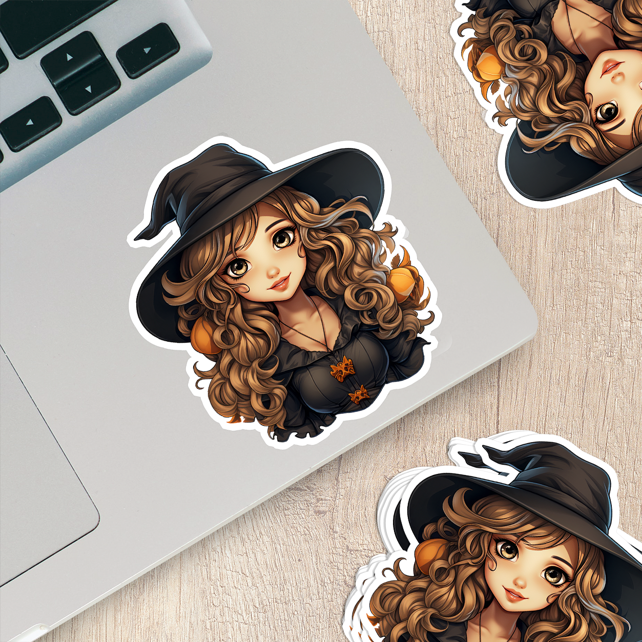 Witch Vinyl Sticker - Adorable Magic for Any Surface