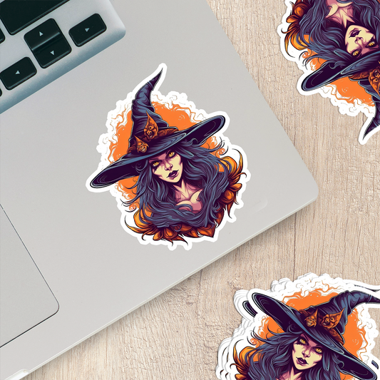 Wicked Witch Vinyl Sticker - Unleash the Magic of Mischief