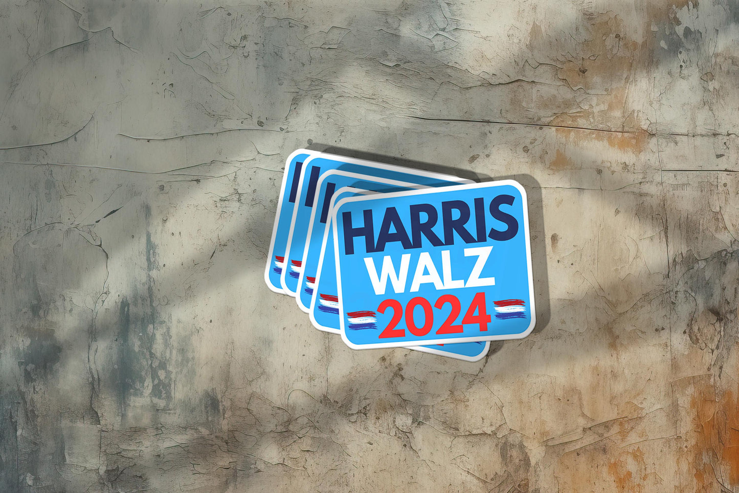 Harris Walz 2024 Vinyl Sticker - Durable and Weatherproof