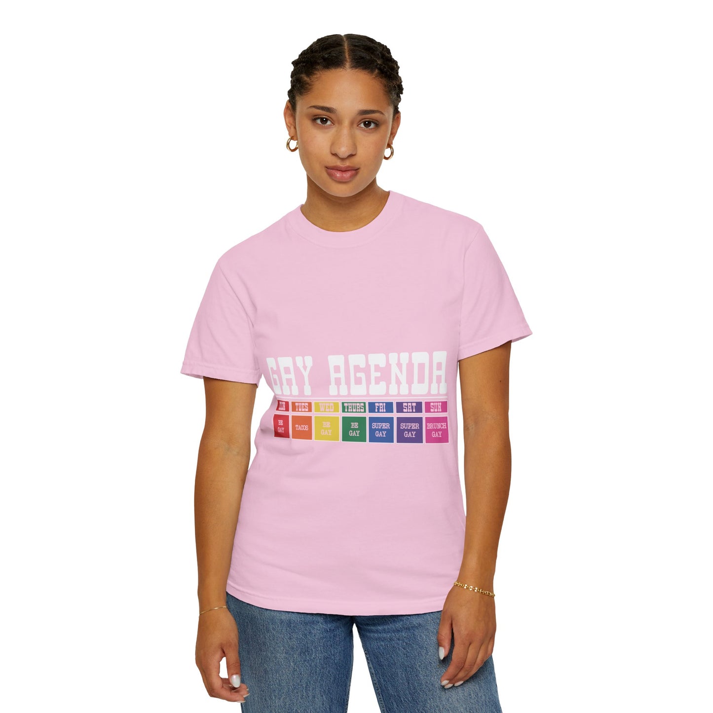 Gay Agenda Unisex Garment-Dyed T-shirt