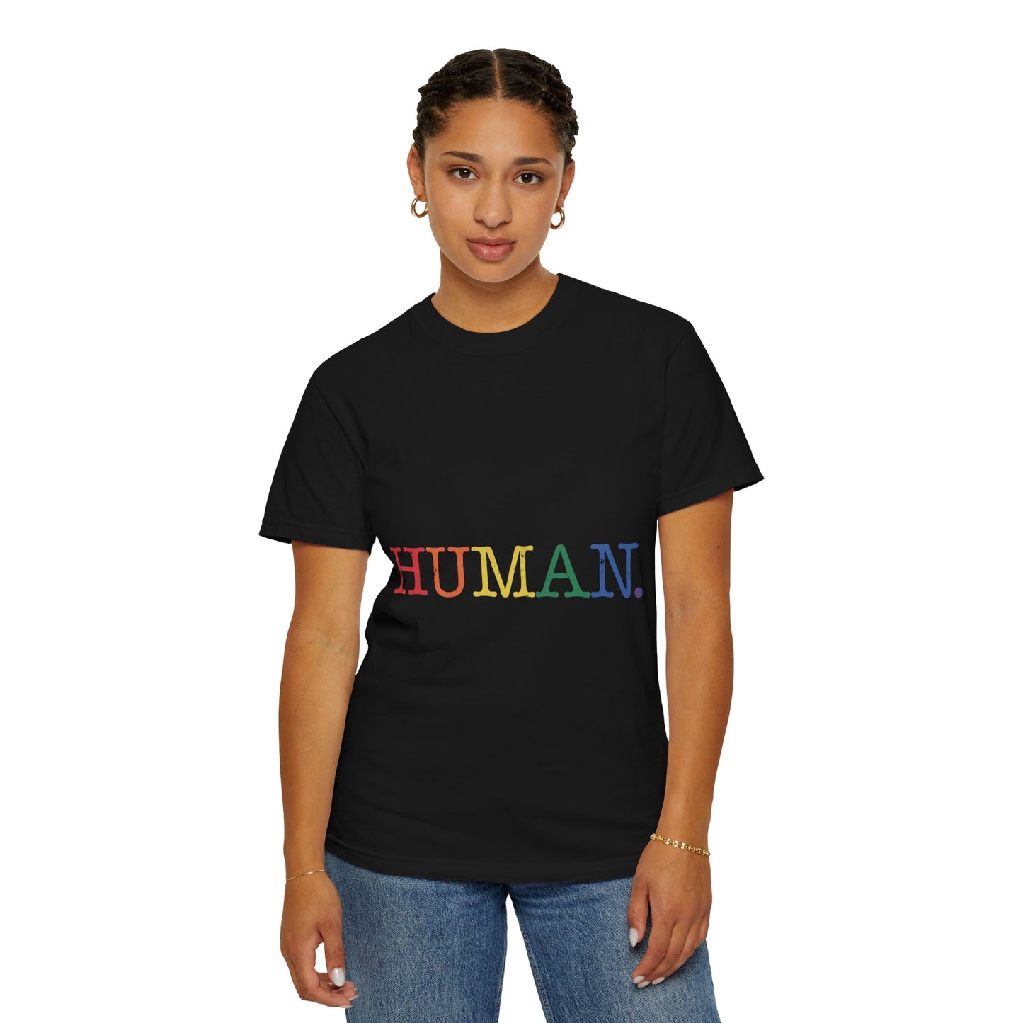 Human Unisex Garment-Dyed T-shirt