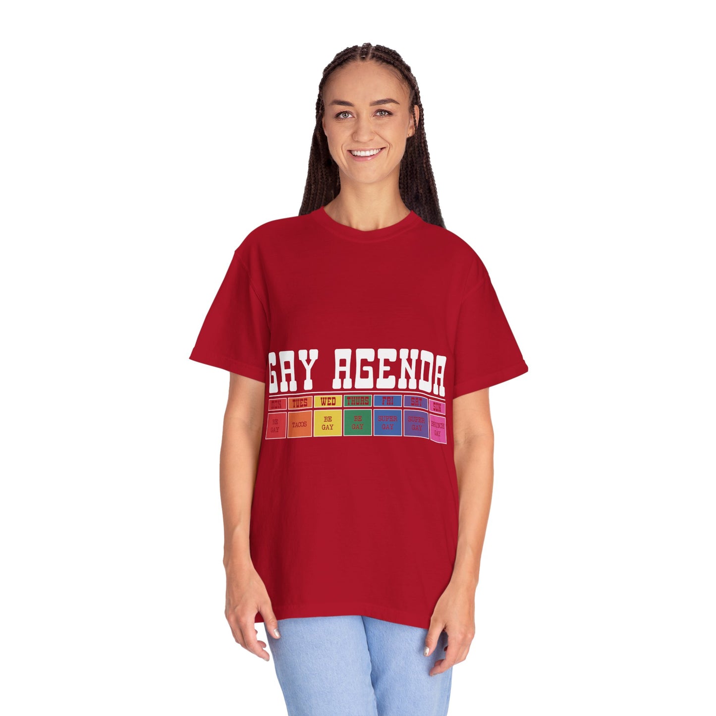 Gay Agenda Unisex Garment-Dyed T-shirt