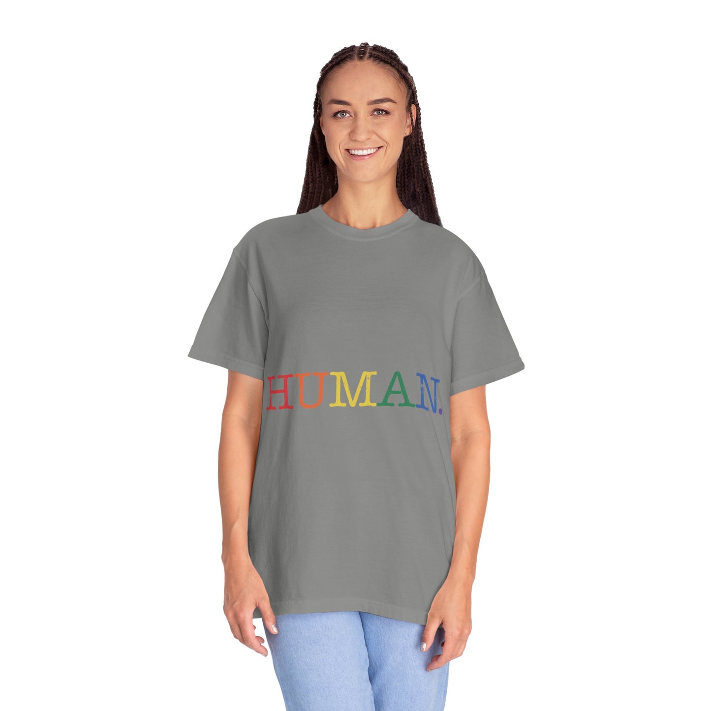 Human Unisex Garment-Dyed T-shirt