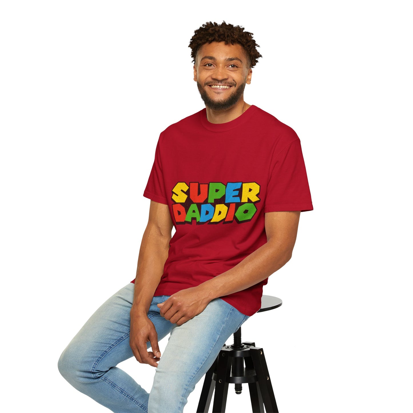 Super Daddio,  Men's Garment-Dyed T-shirt