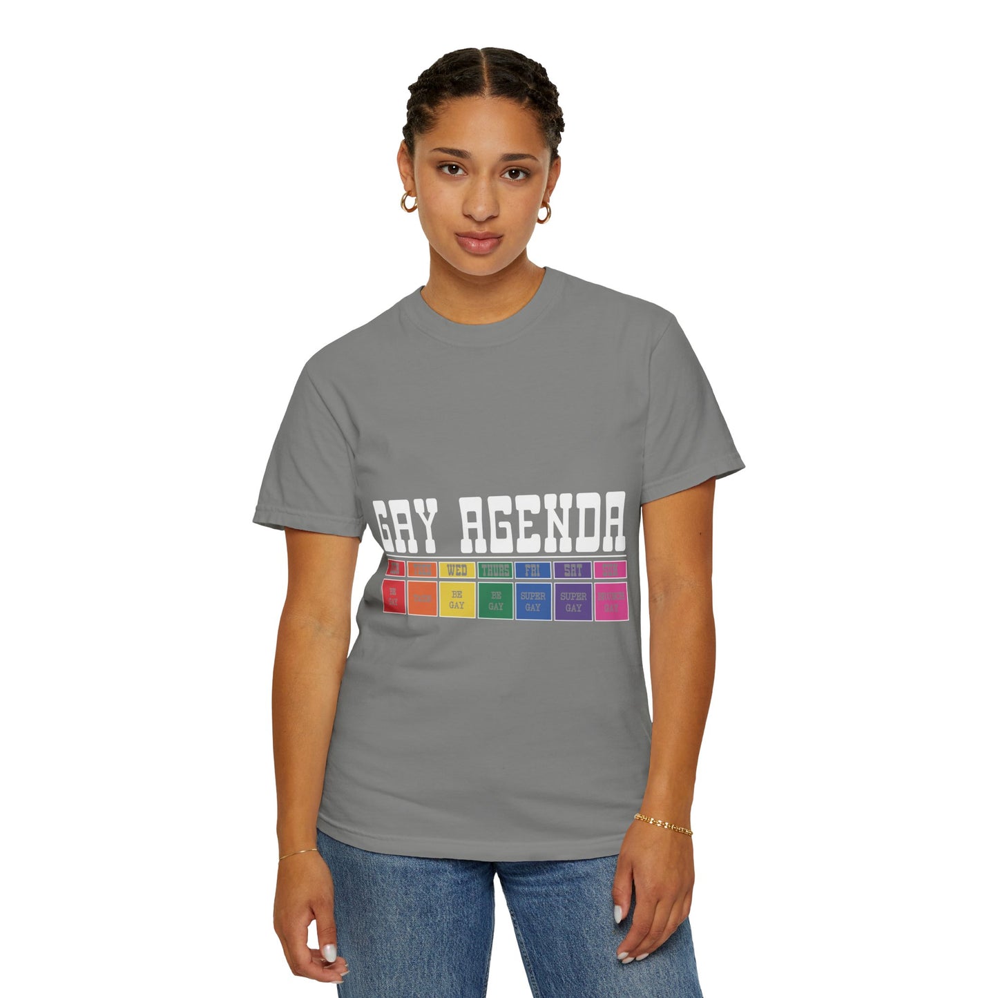 Gay Agenda Unisex Garment-Dyed T-shirt