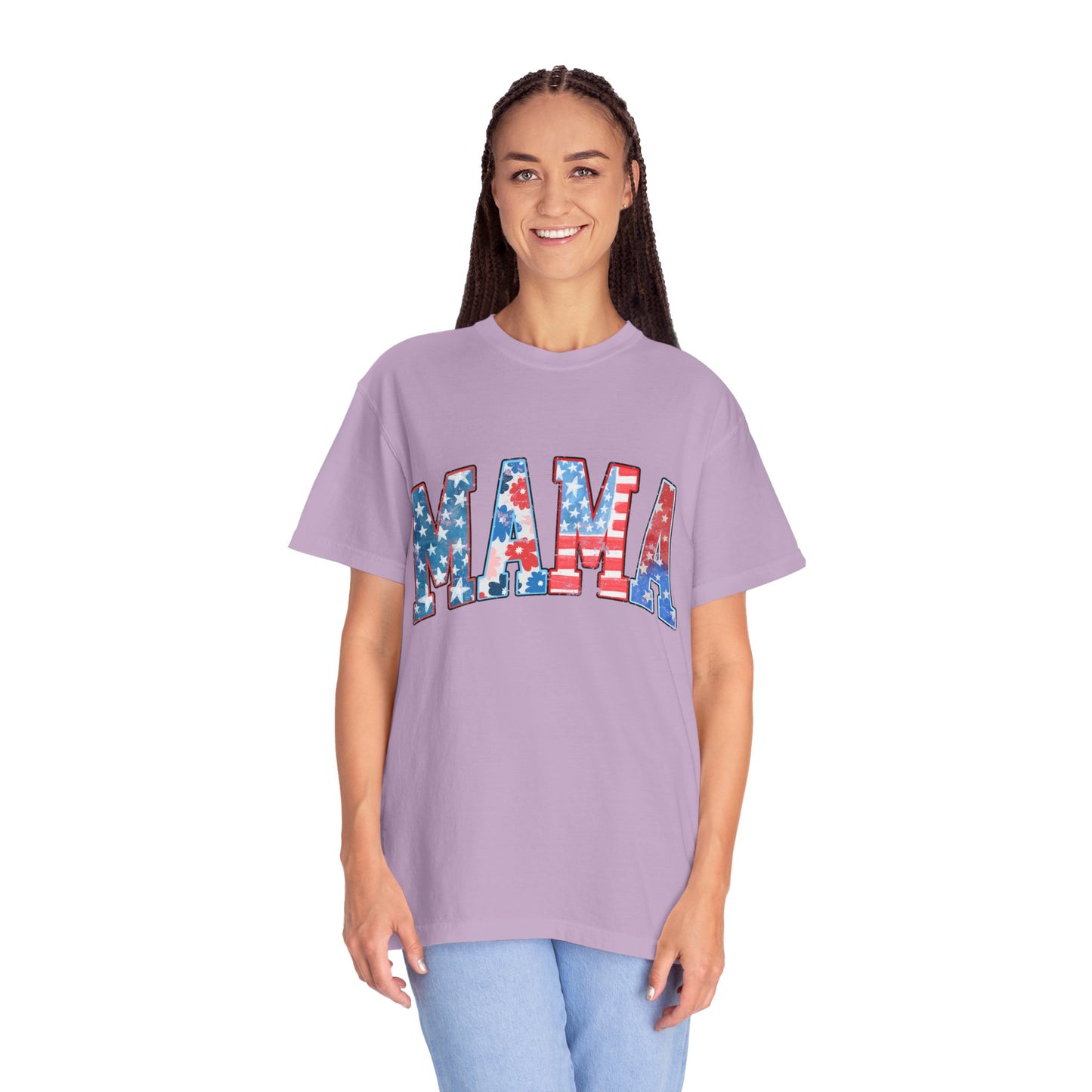 Mama America  Garment-Dyed T-shirt