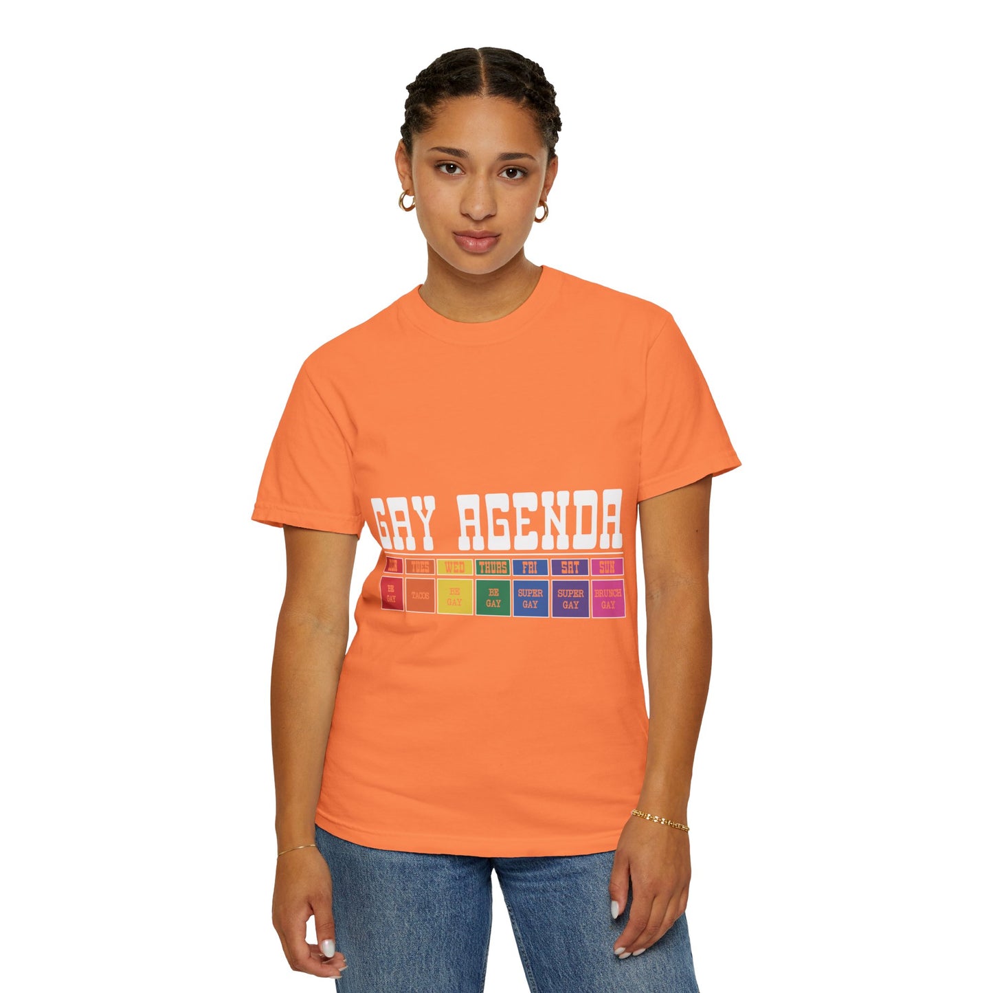 Gay Agenda Unisex Garment-Dyed T-shirt