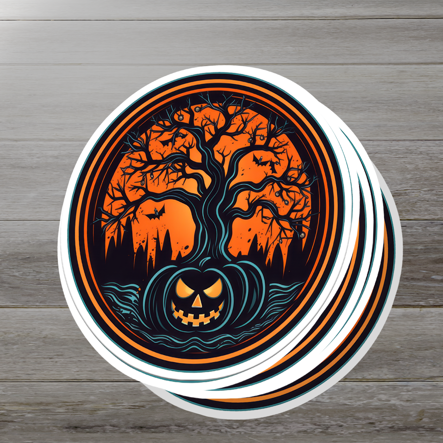 Halloween Vinyl Sticker - Embrace the Spooky Season in Style