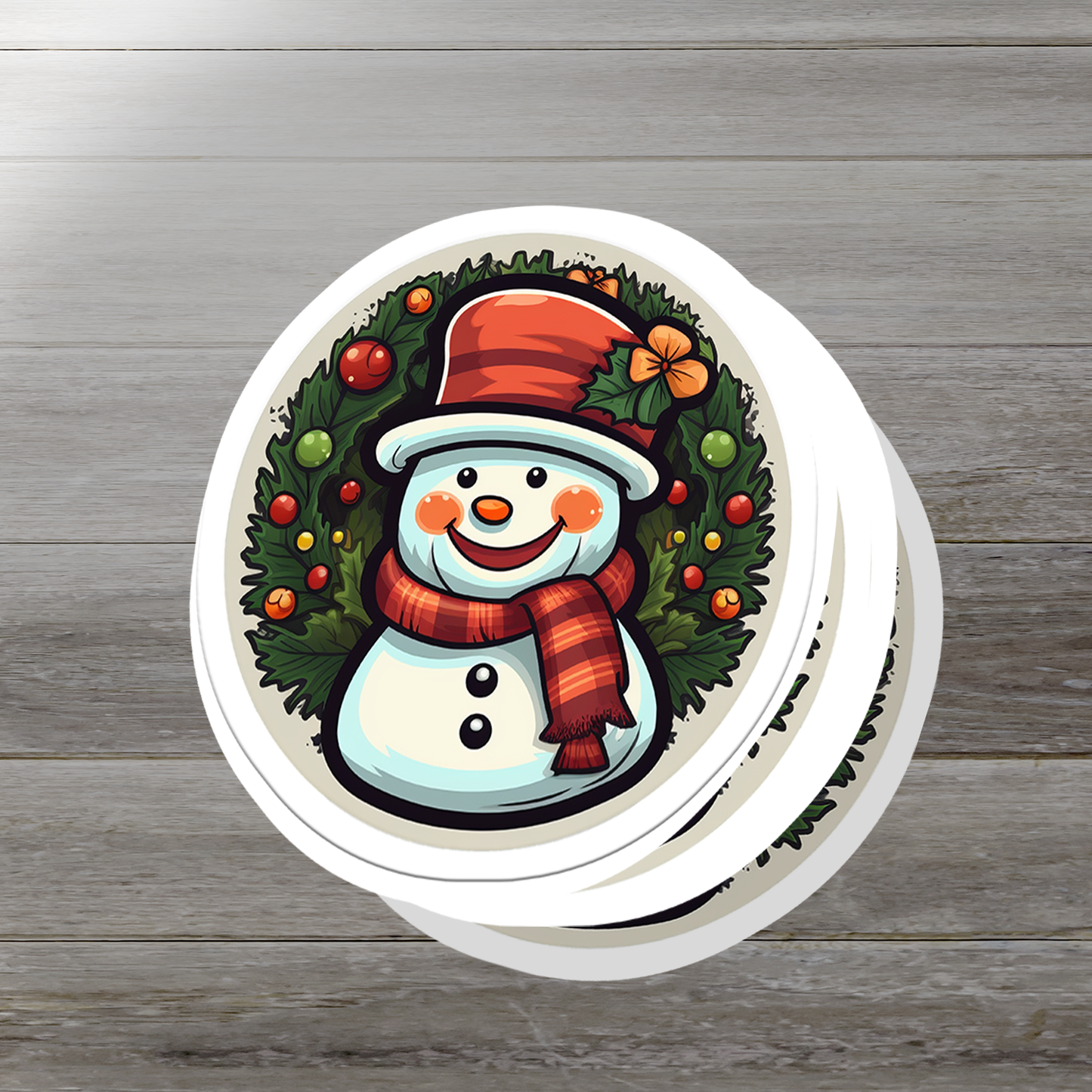 Snowman Vinyl Sticker - Add a Frosty Friend to Your Life