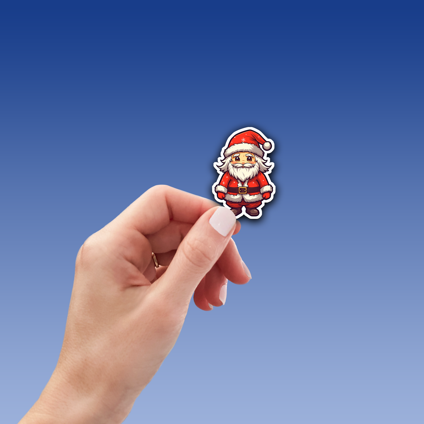 Santa Claus Vinyl Sticker - Bring the Magic of Christmas Anywhere