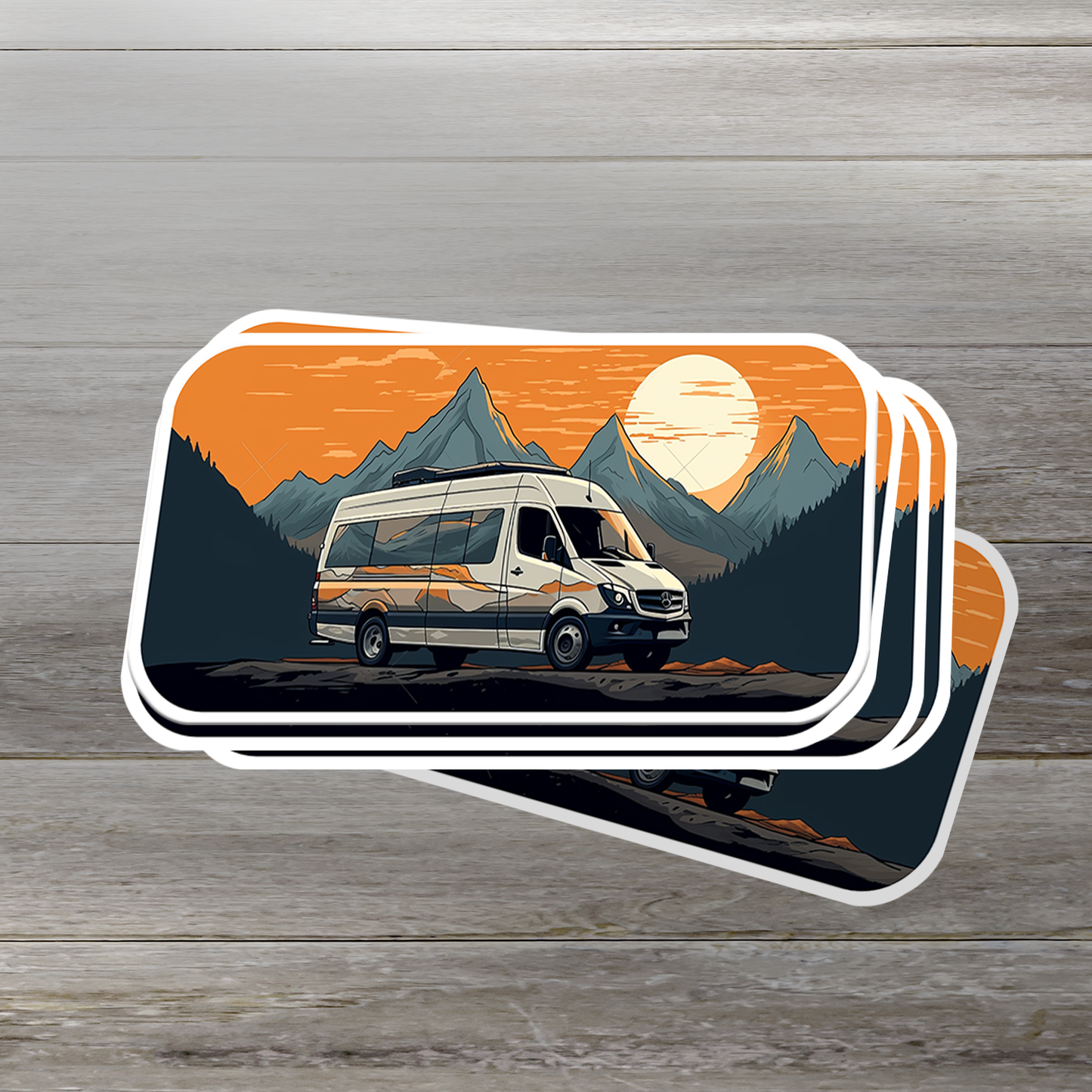 Van Life Vinyl Sticker - Celebrate the Freedom of the Road