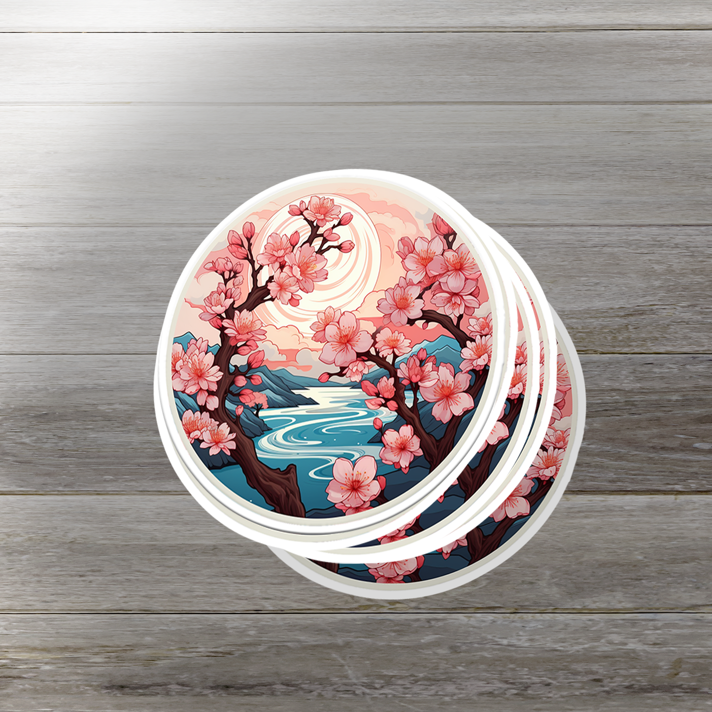 Cherry Blossom Vinyl Sticker - Embrace Nature's Beauty Anywhere You Go!